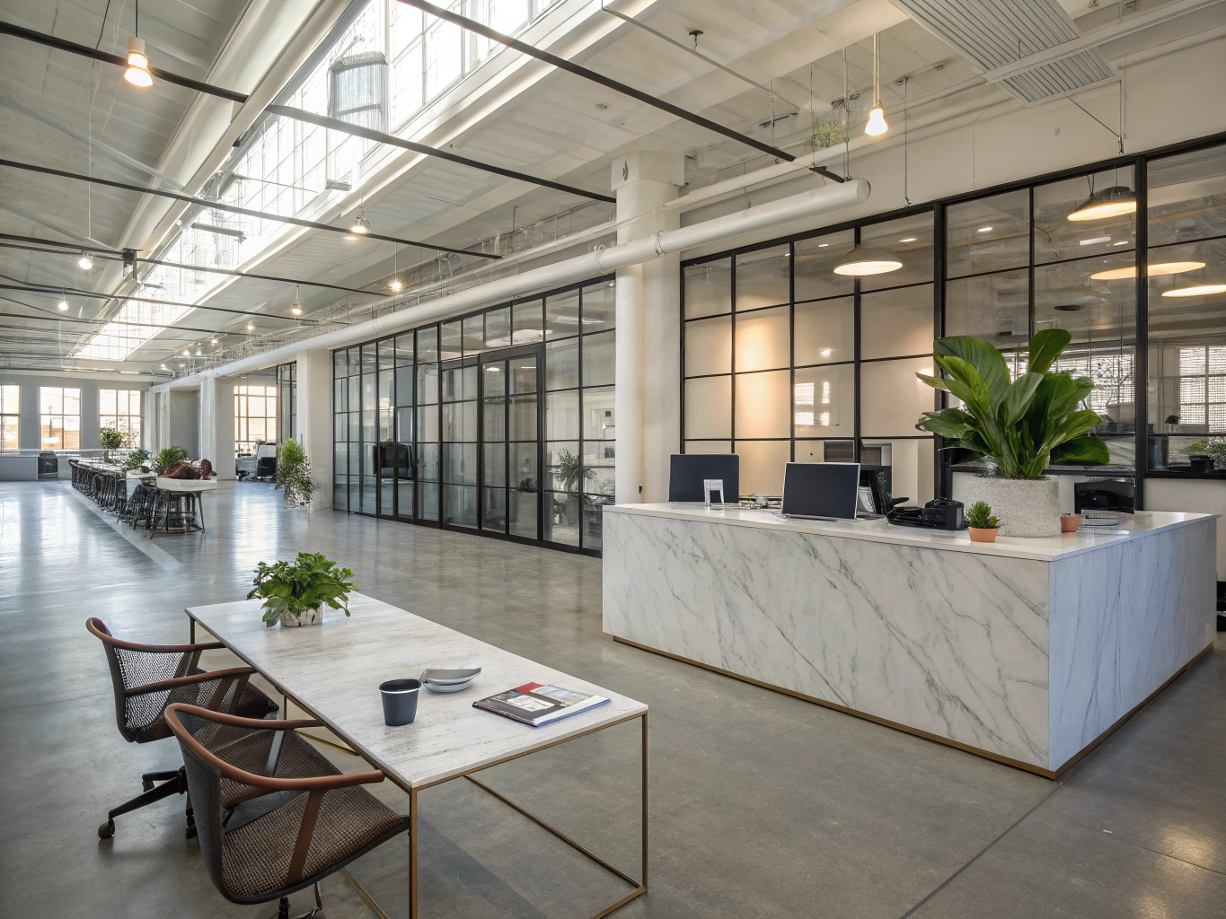 Kontorlandskap - Etter